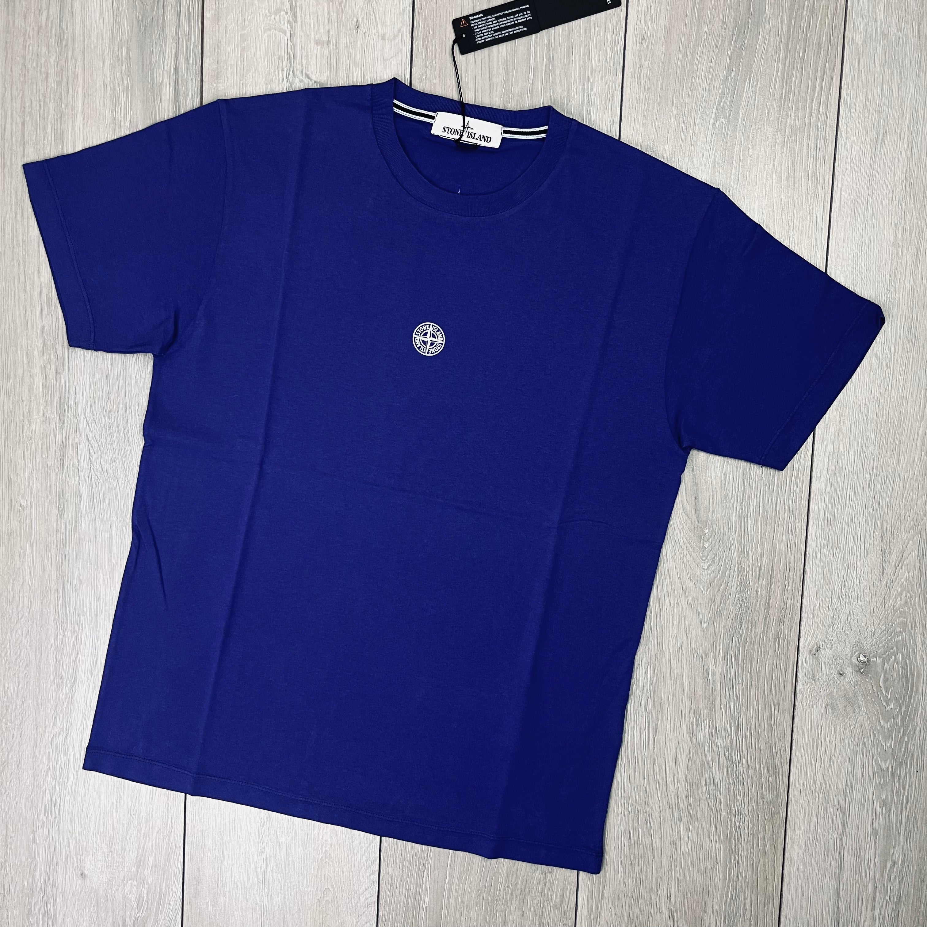 Stone Island Printed T-Shirt - Bluette