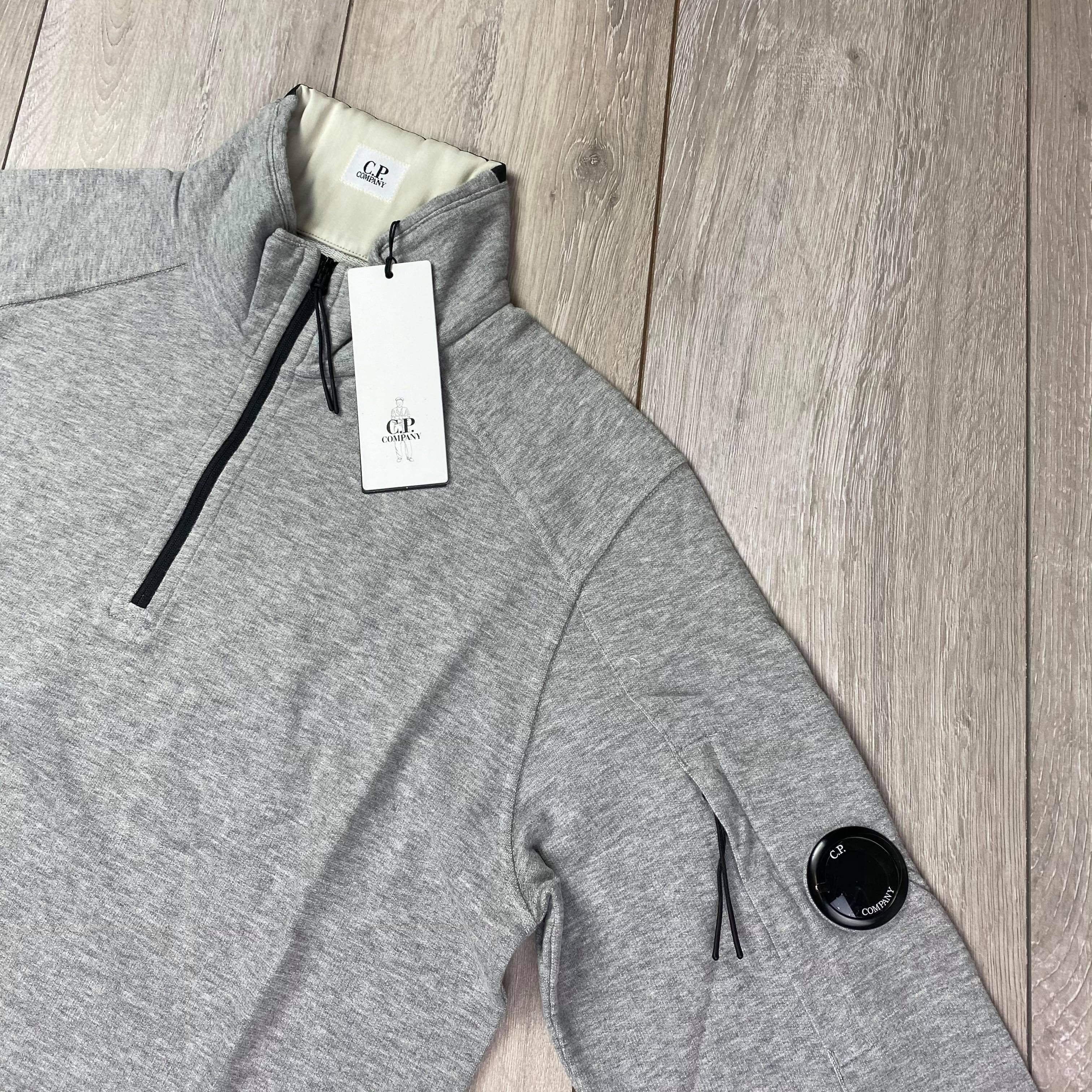 CP Company Zip Fleece - Grey